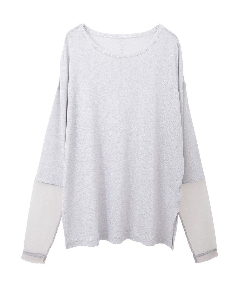 earth music&ecology ラメシアースリーブプルオーバー 