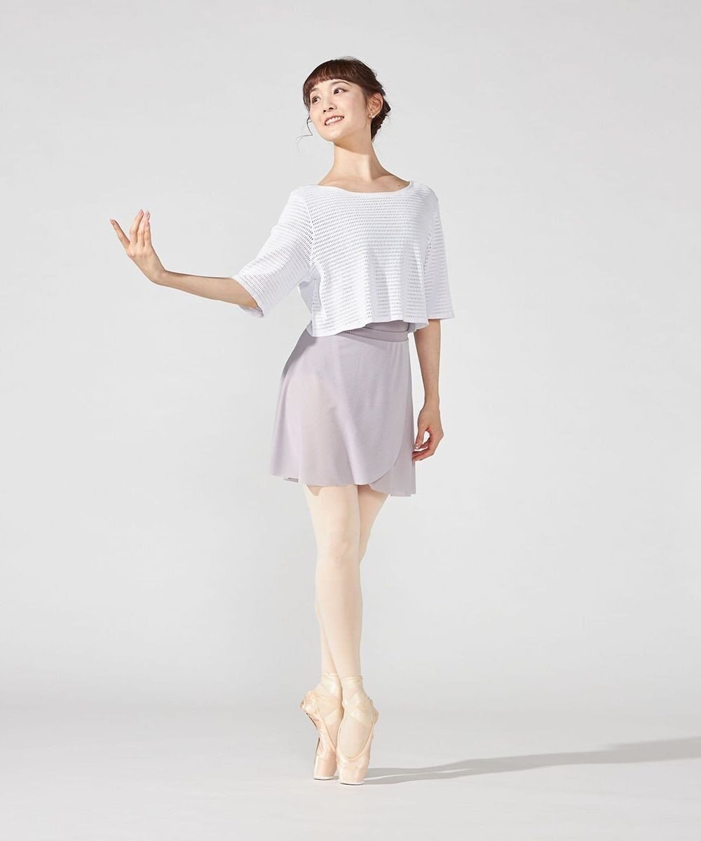 Chacott メッシュニット２Wayトップ 