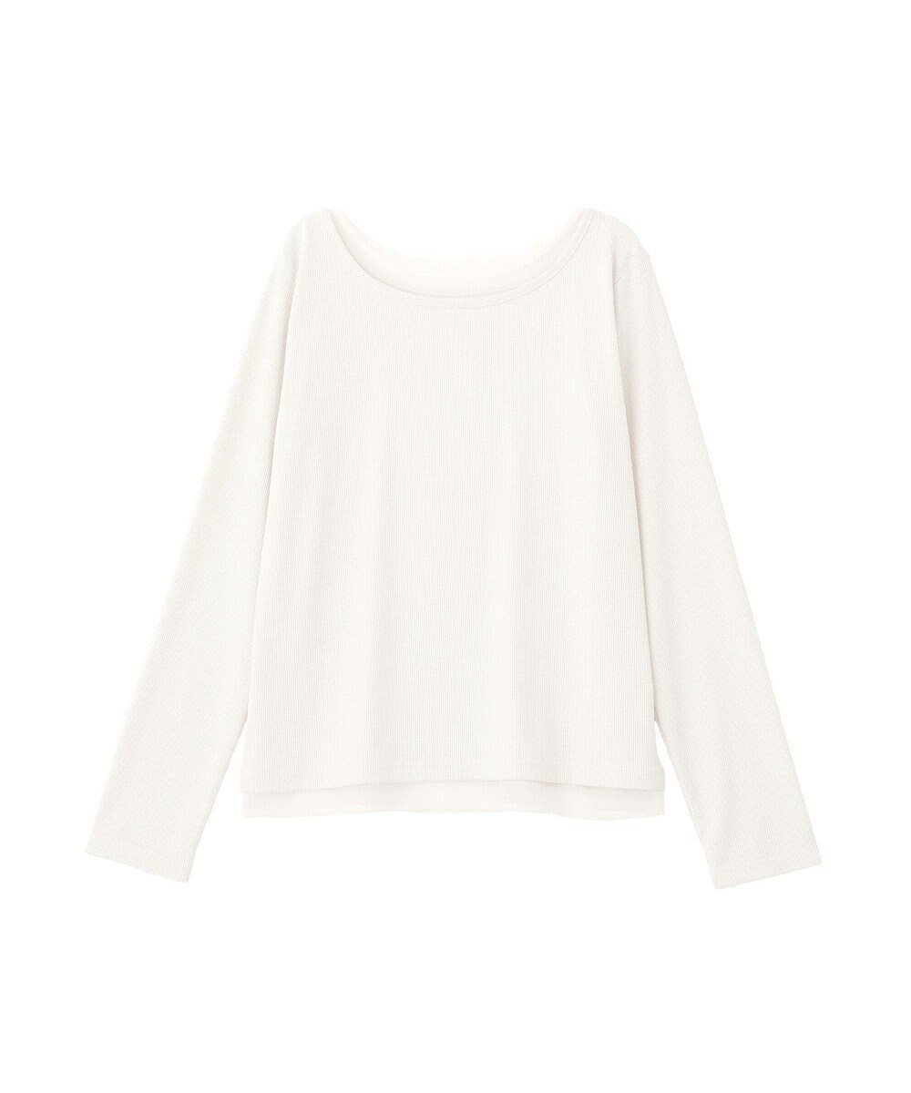 earth music&ecology レイヤード風テレコプルオーバー 