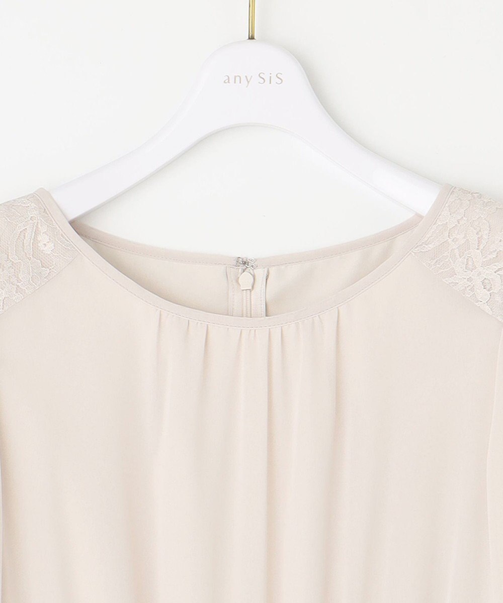 ANY SIS L 【洗える】フェミニンプリーツ ワンピース 