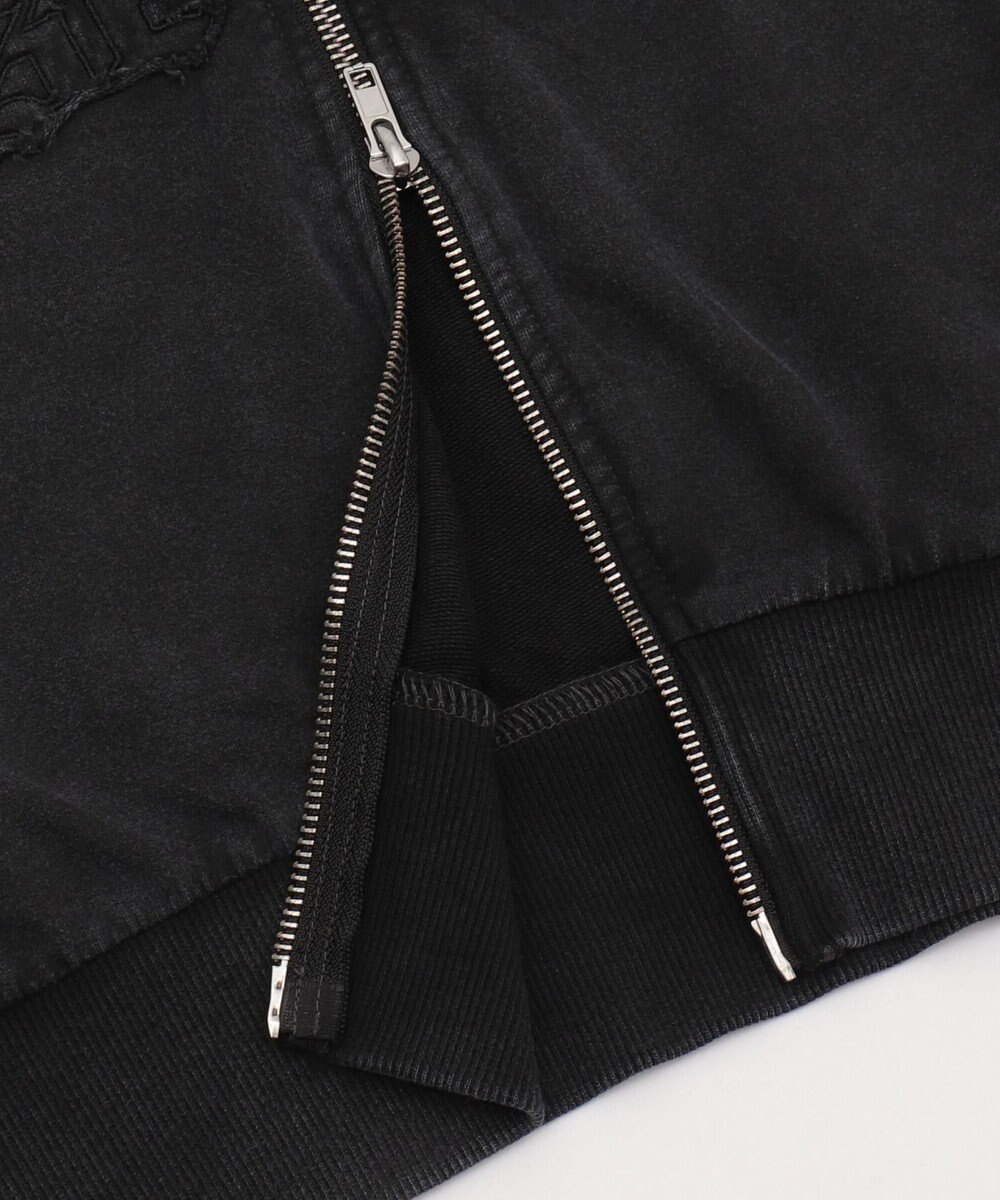 WEGO ヴィンテージウォッシュロゴ半袖パーカー 