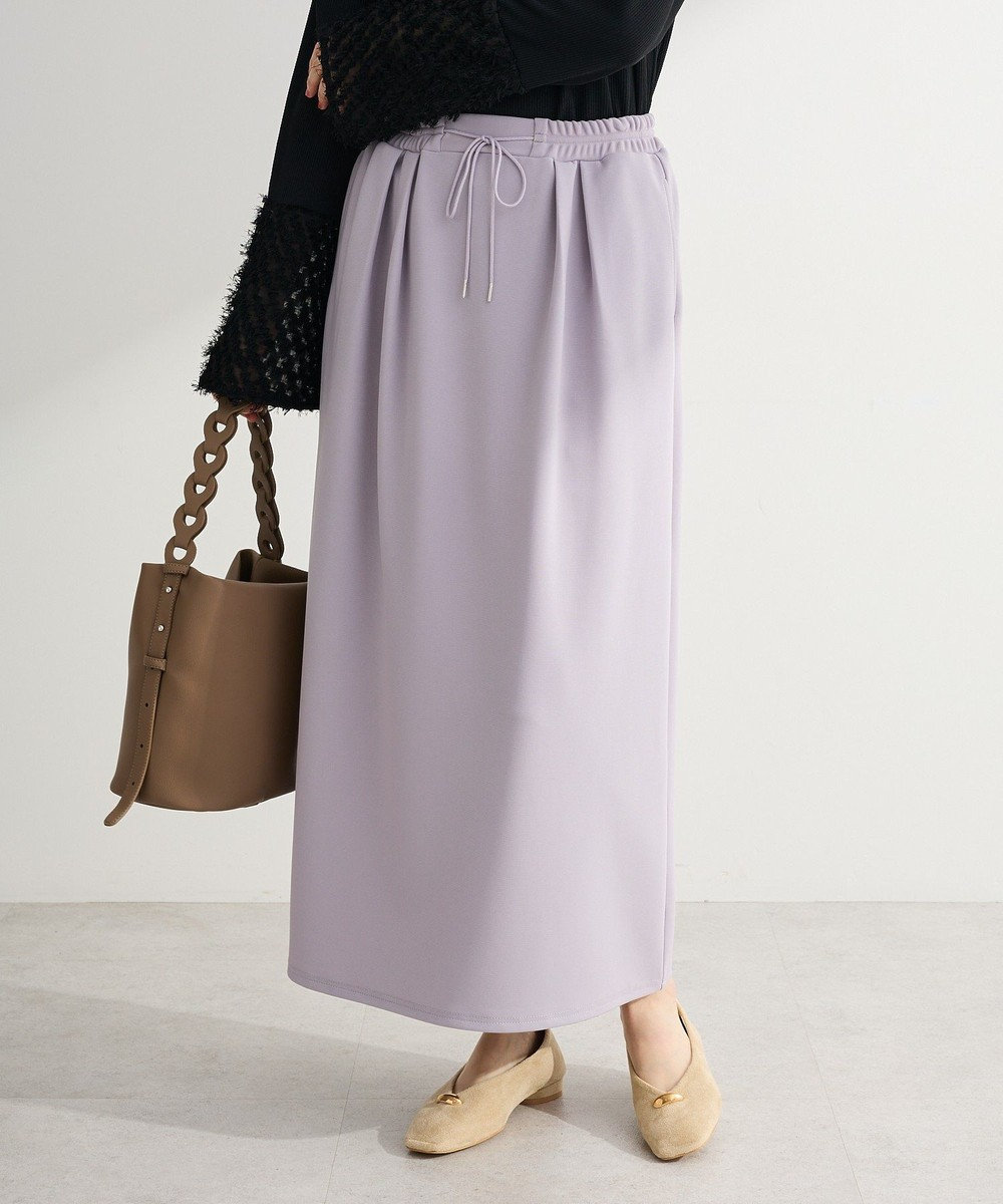 Green Parks 楽ちんリップルＩラインスカート 