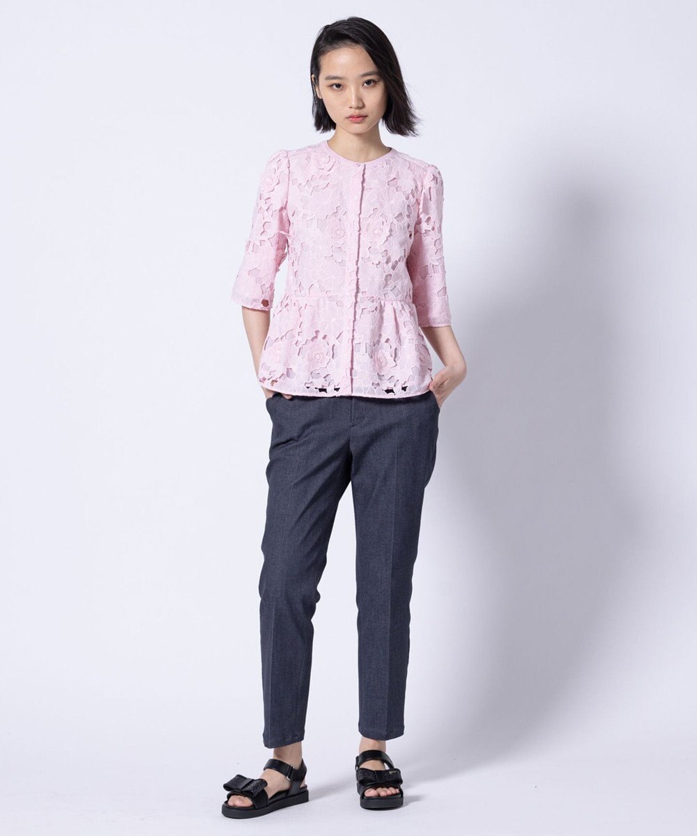 TOCCA 【洗える】SCALLOP DENIM パンツ 