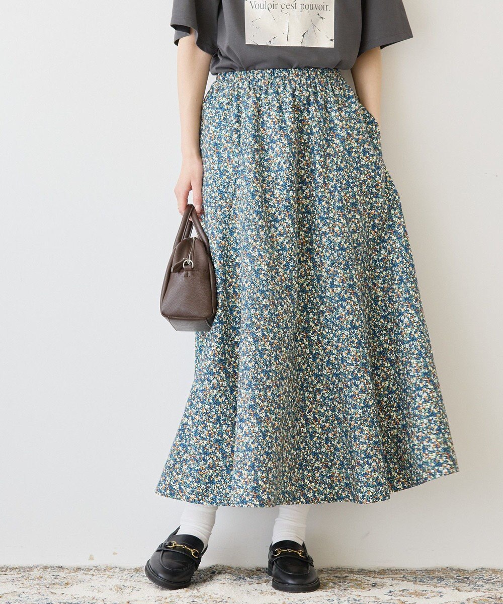 AMERICAN HOLIC ギャザーフレアスカート 