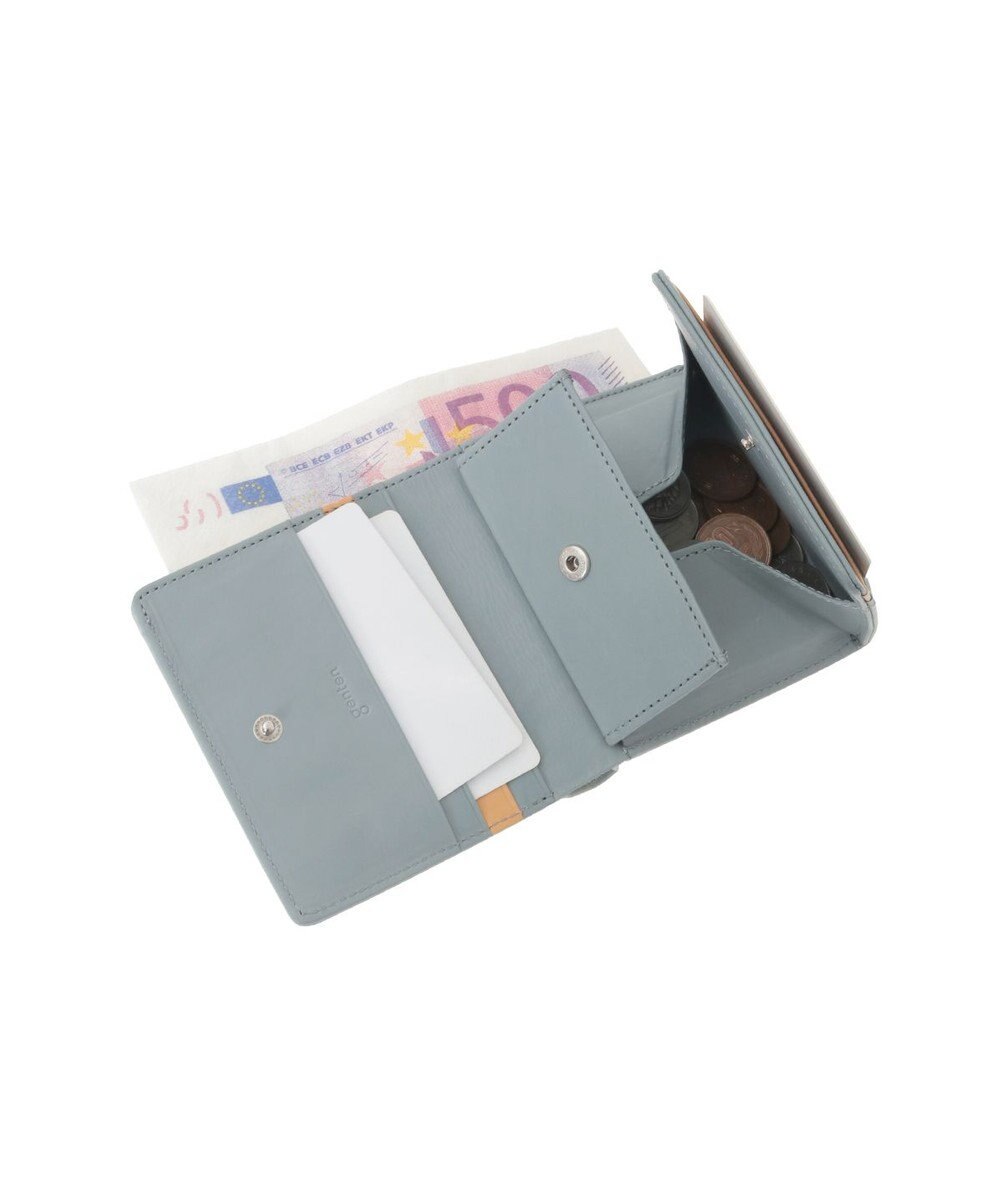 genten ピア 二つ折りBOX財布 