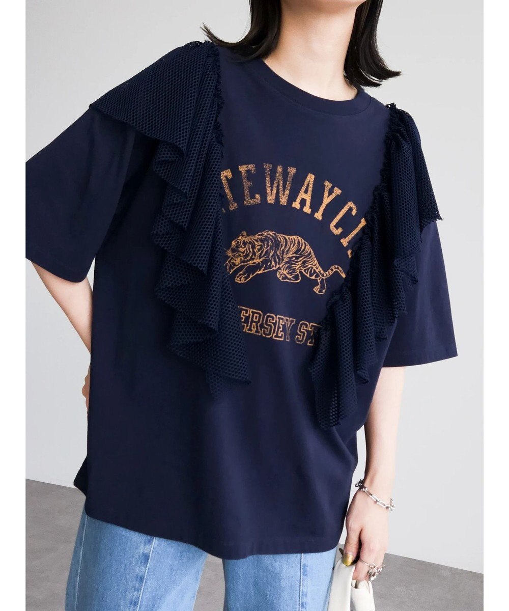 Green Parks ・ＳＵＧＡＲ　ＳＰＯＯＮ　カレッジｐｔラッフルＴシャツ 