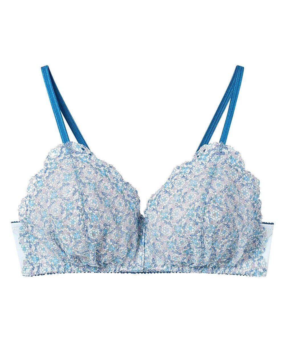 une nana cool MADE WITH LIBERTY FABRIC 【綿混】三角レース 