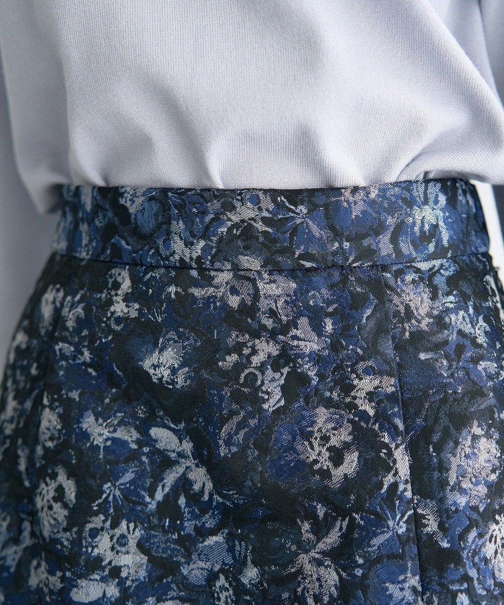 YECCA VECCA ジャガードナロースカート 