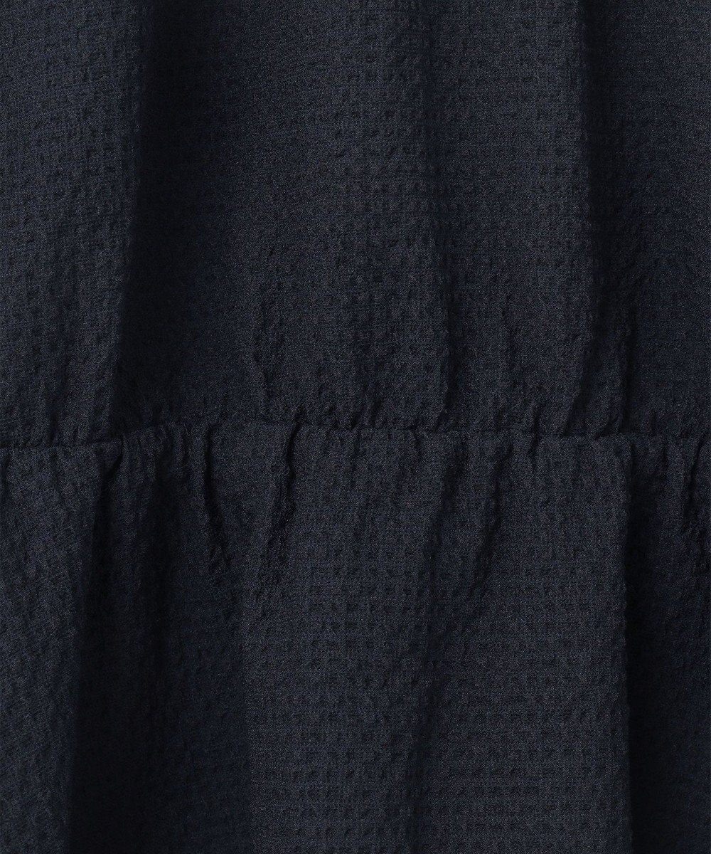 Feroux 【洗える】パフスリーブチュニック ブラウス 