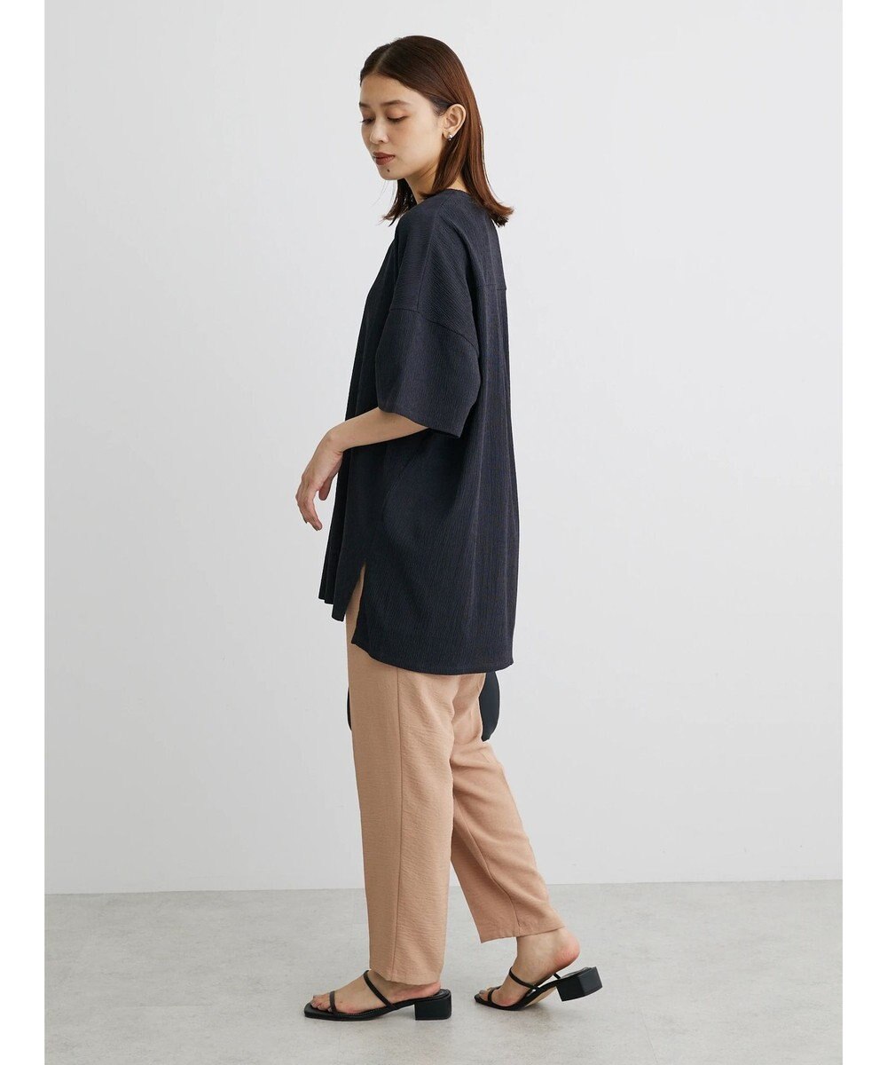 Green Parks ５分袖スキッパーカットチュニック 