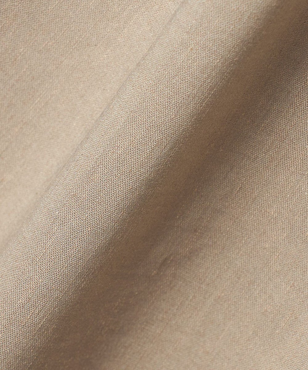 23区 L 【GOLD LABEL】クリスピーリネンストレッチ キャミソールワンピース 