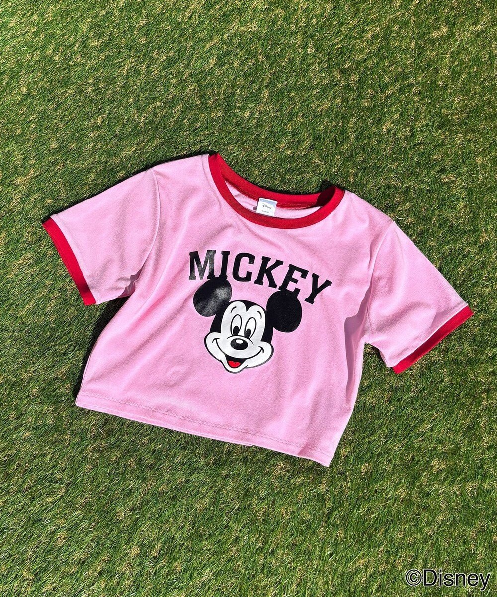 WEGO MICKEY　MOUSE／リンガーTシャツ 