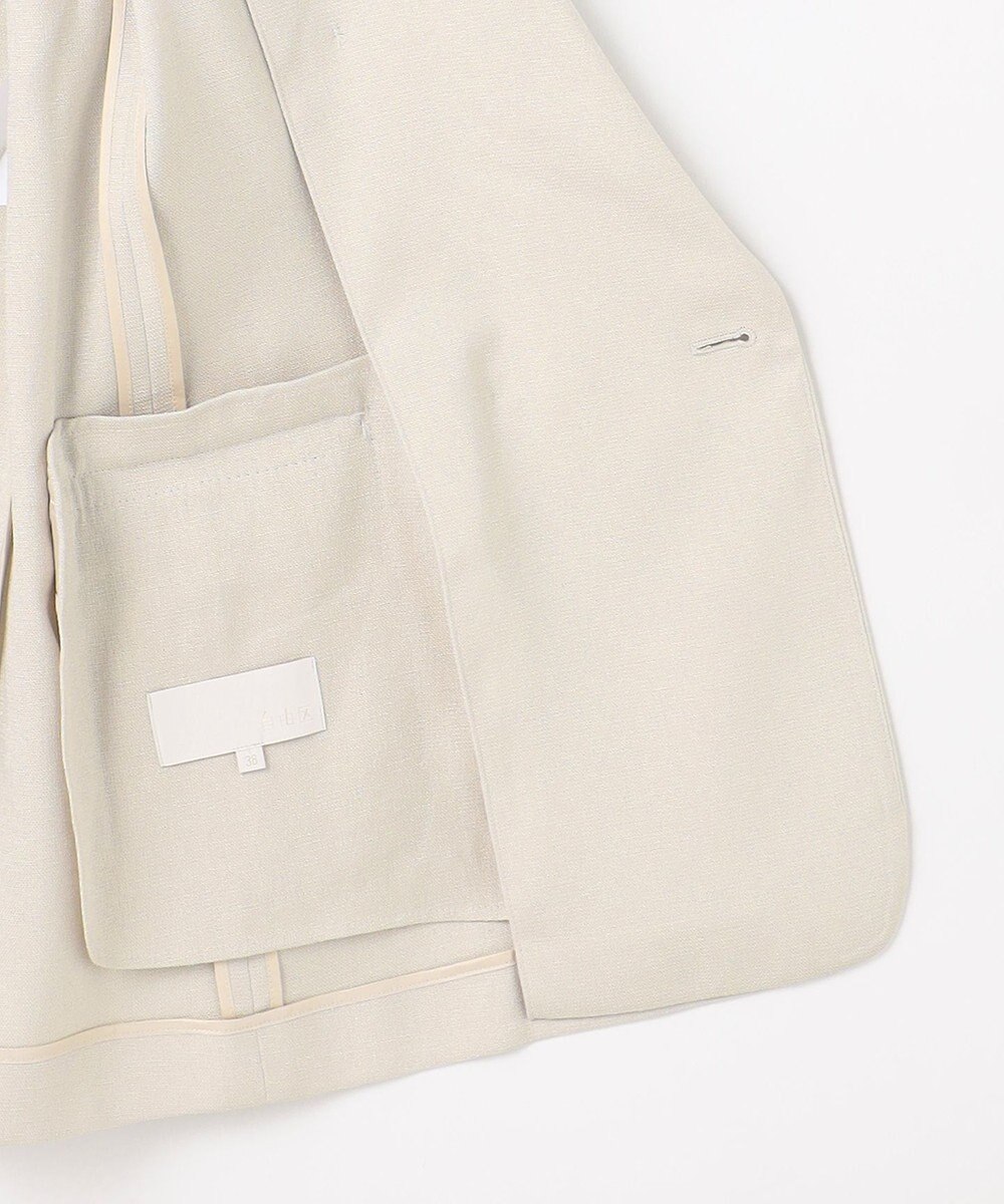 自由区 【カタログ掲載・人気素材・デザインリニューアル・セットアップ対応】リネンライクシンセティックテーラード ジャケット 