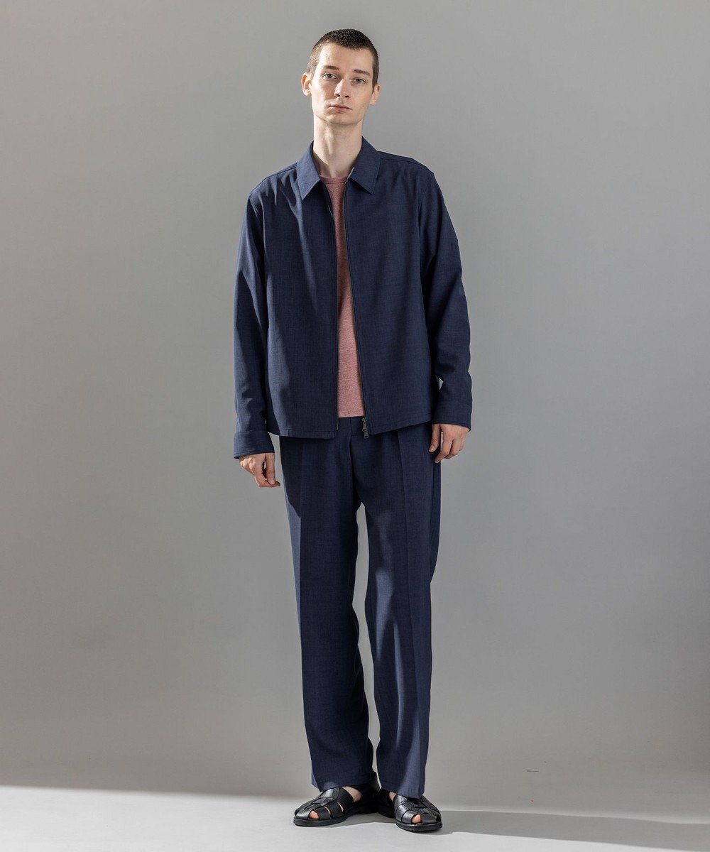 JOSEPH HOMME テクノボイルストレッチ ドロスト付きワイドストレートパンツ / HARRY CONVERTIBLE 