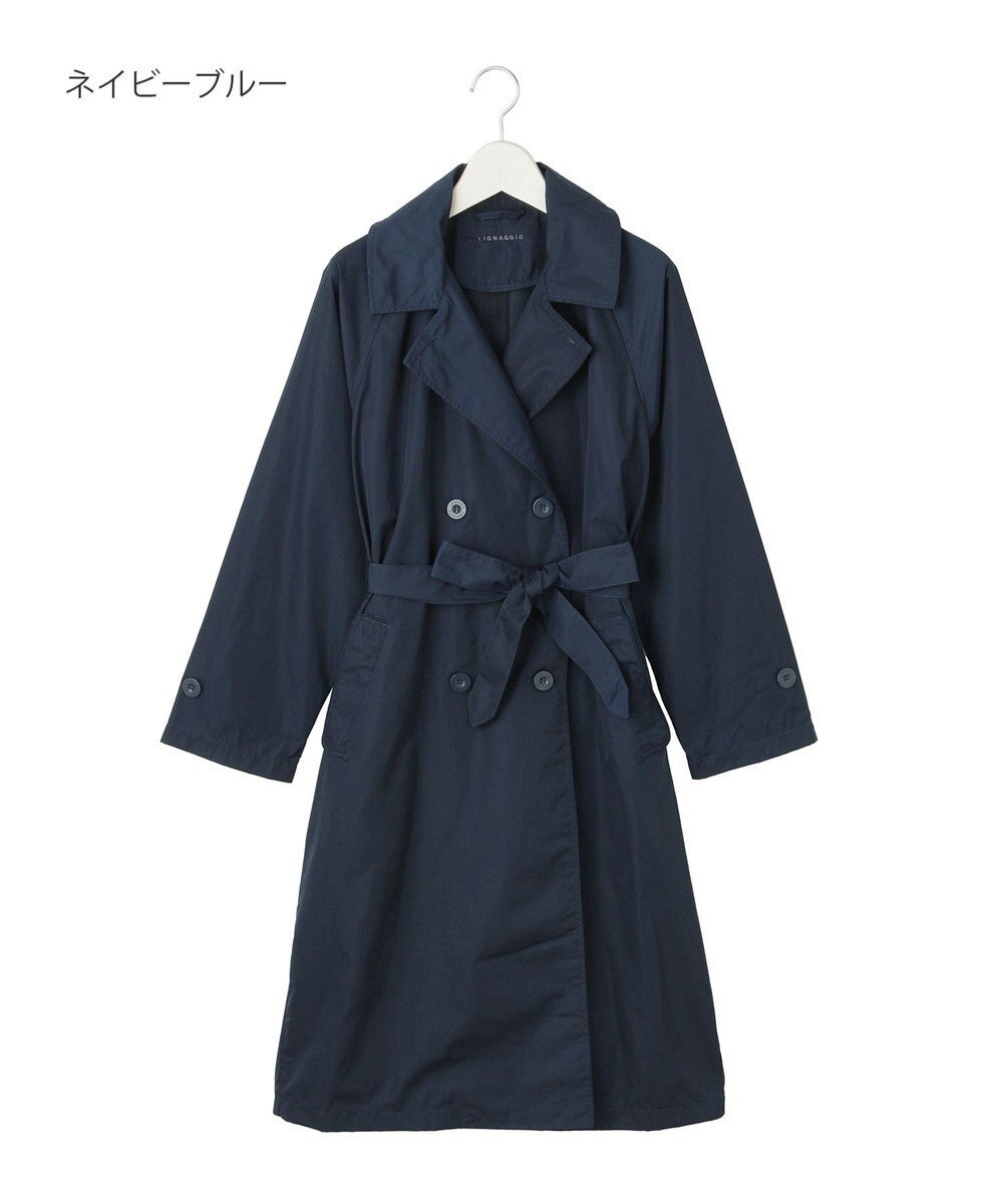 MOONBAT 【撥水】LIGNAGGIO ベルト付トレンチコート 