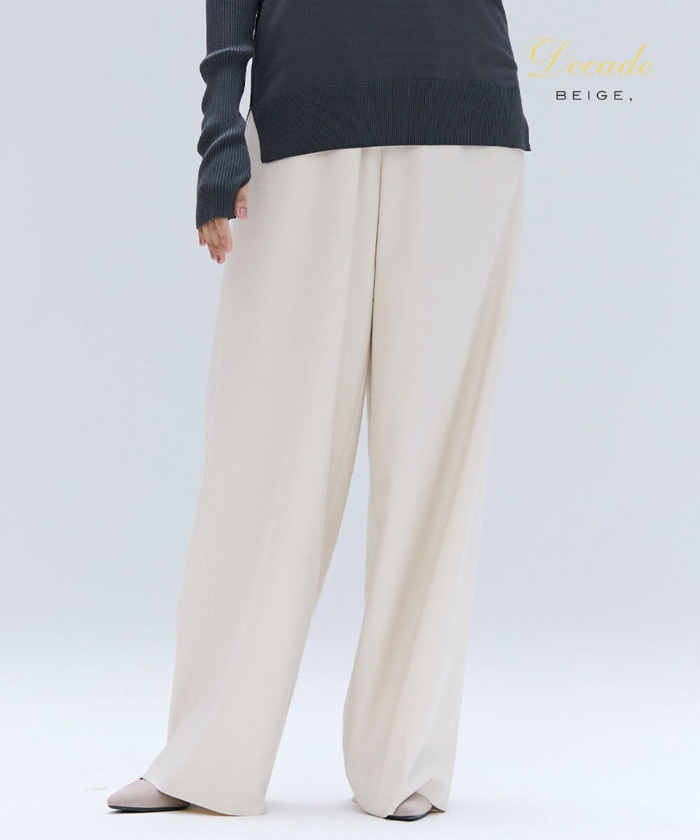 BEIGE， 【セットアップ対応】CORBY / ウールイージーワイドパンツ 