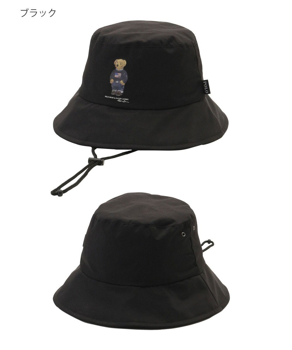 MOONBAT 【WEB限定】POLO RALPH LAUREN（ポロ ラルフ ローレン）遮光 レインハット  FLAG BEAR ポロベア 