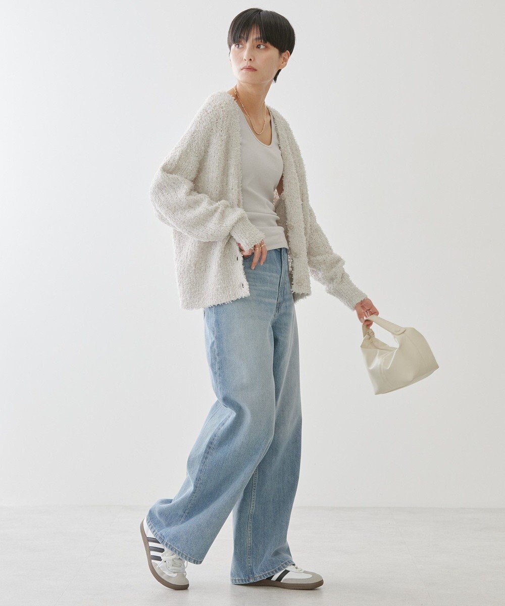 AMERICAN HOLIC テープヤーンカーディガン 