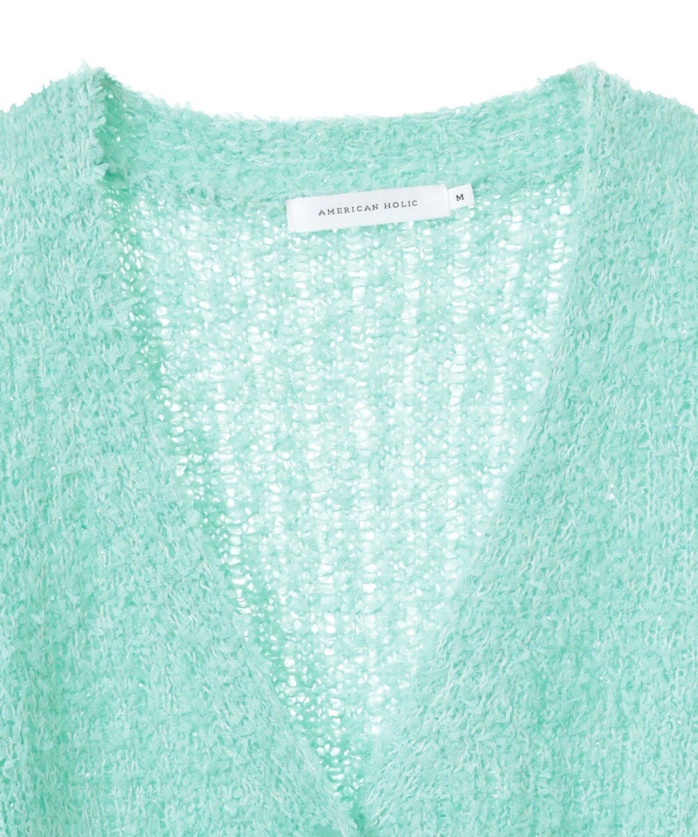 AMERICAN HOLIC テープヤーンカーディガン 