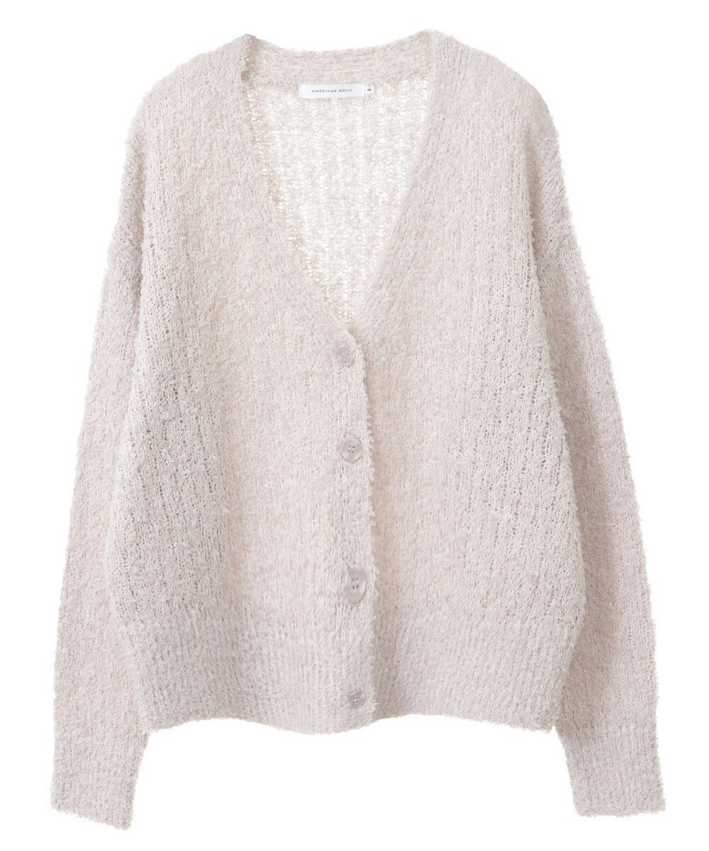 AMERICAN HOLIC テープヤーンカーディガン 