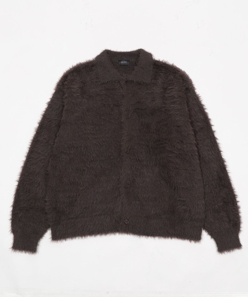 WEGO 【ユニセックス着用ITEM】フェザーニットボタンシャツ 