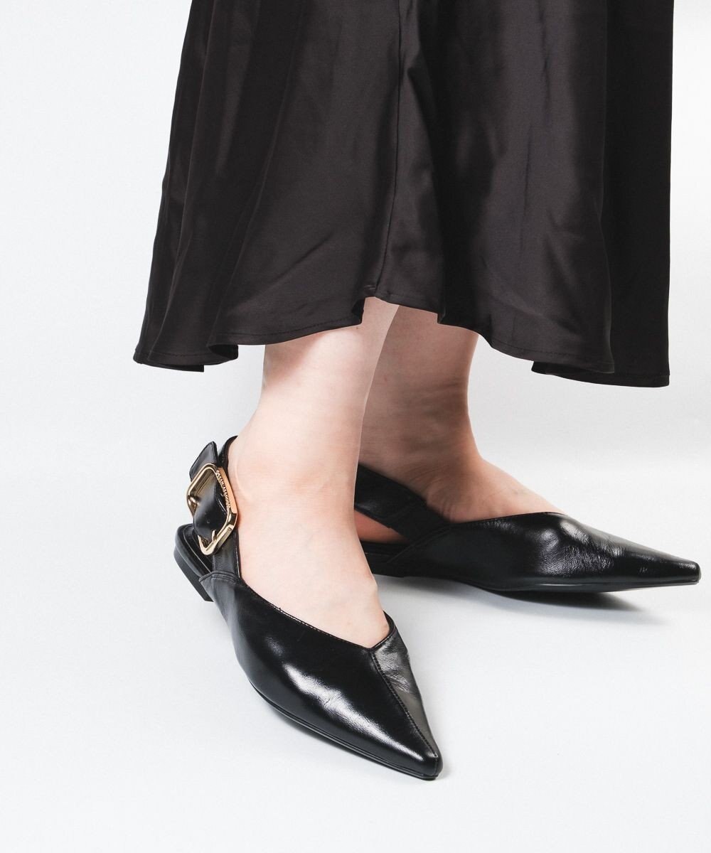 STEVE MADDEN SIANNA Vカットフラットパンプス 