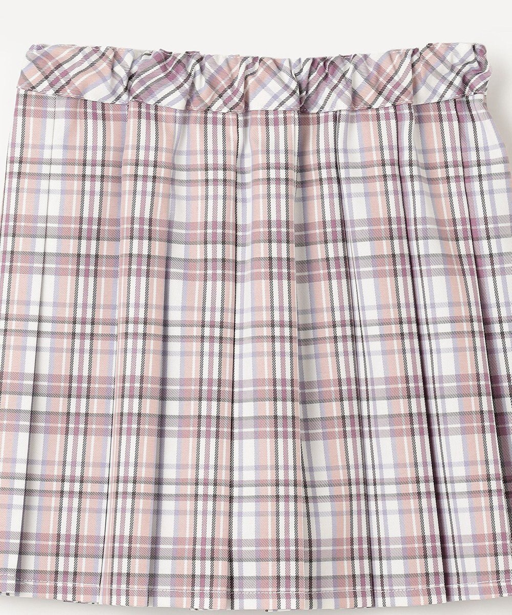 ANY KIDS チェック ガーリー スカパン 