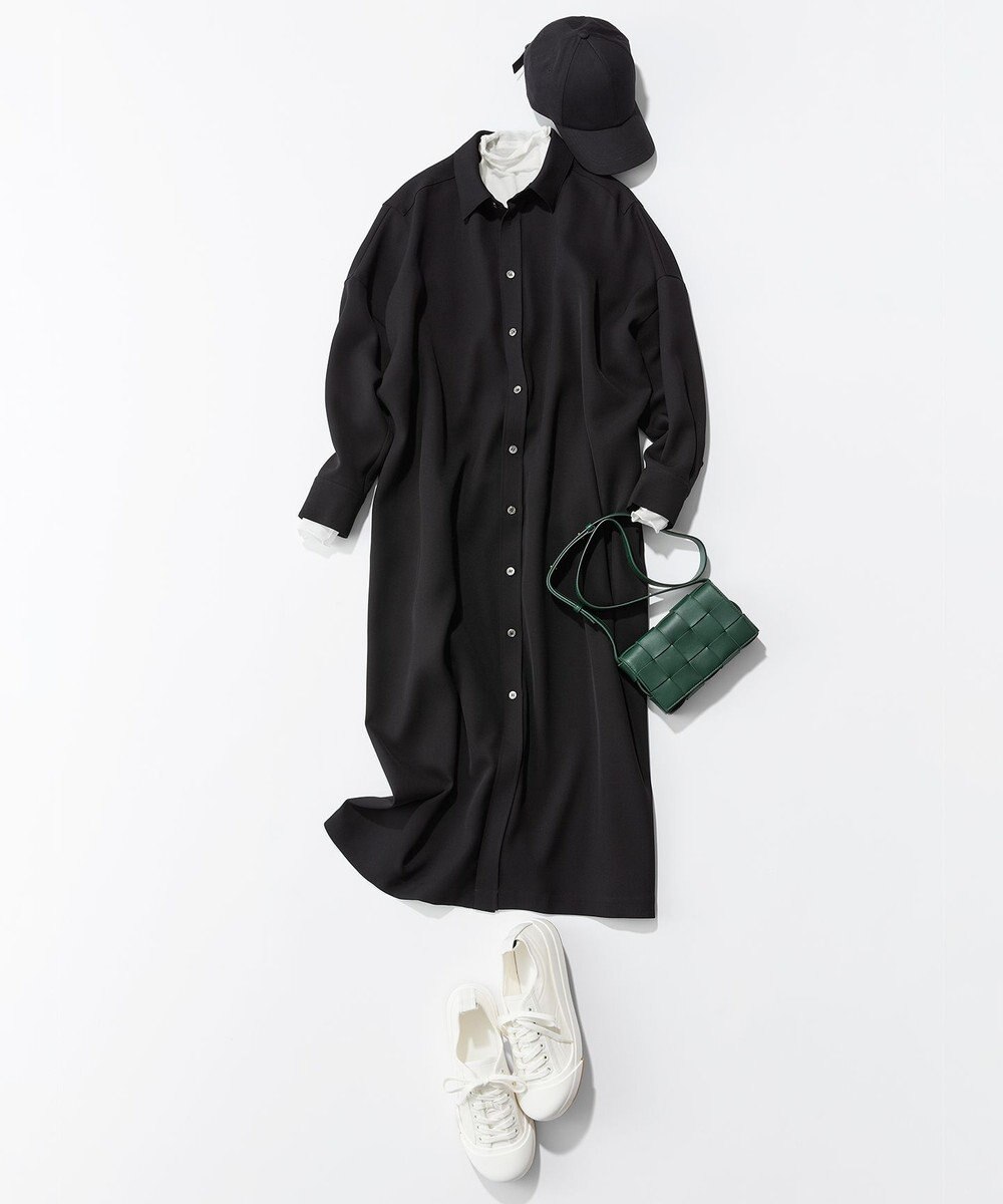 NAVE 【ReNAVE】ウォッシャブルツイル シャツドレス 