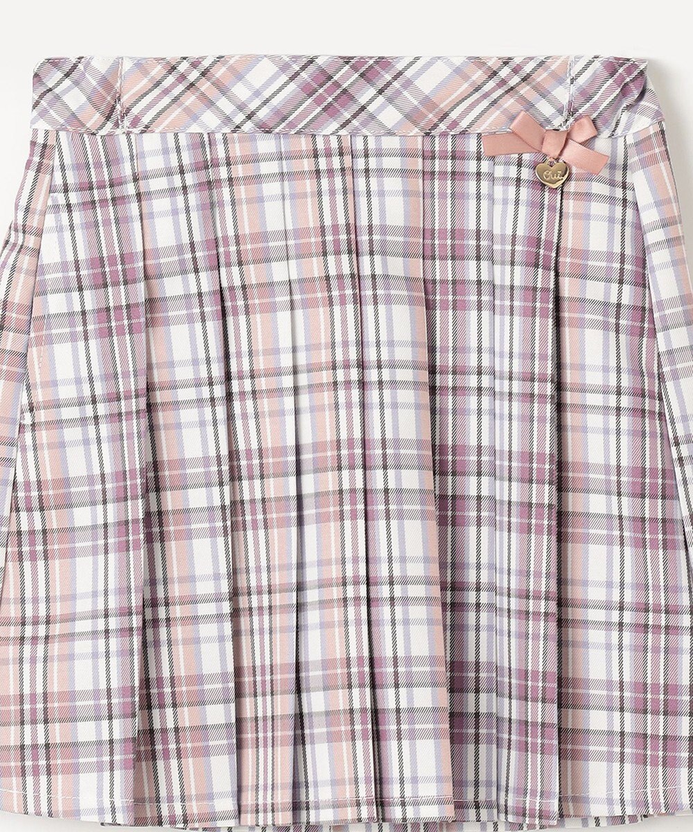 ANY KIDS チェック ガーリー スカパン 