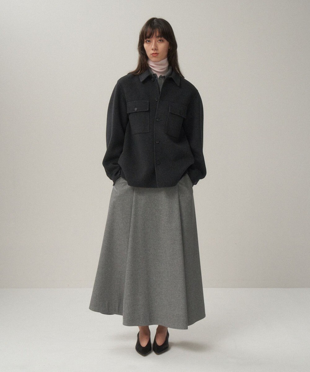 ATON MERINO DOUBLE MELTON | CPOジャケット - UNISEX 