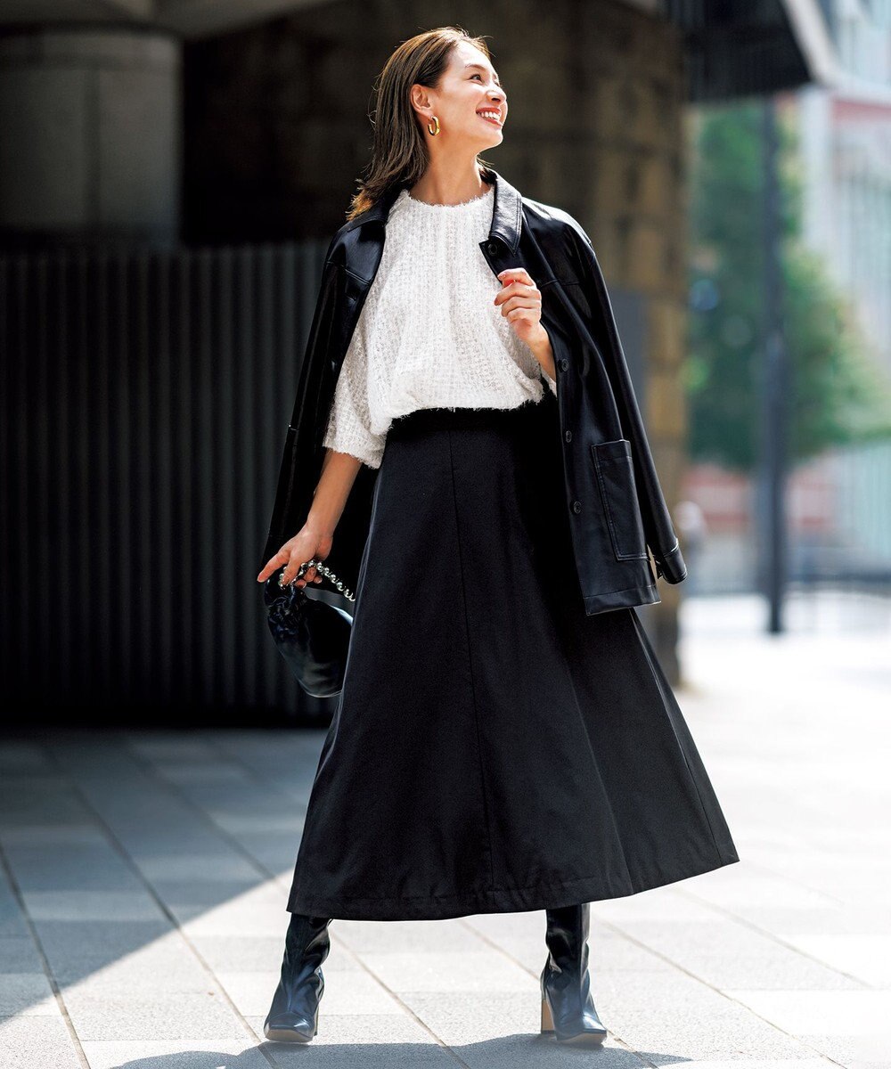 UNFILO L 【洗える】フェイクレザー ジャケット 