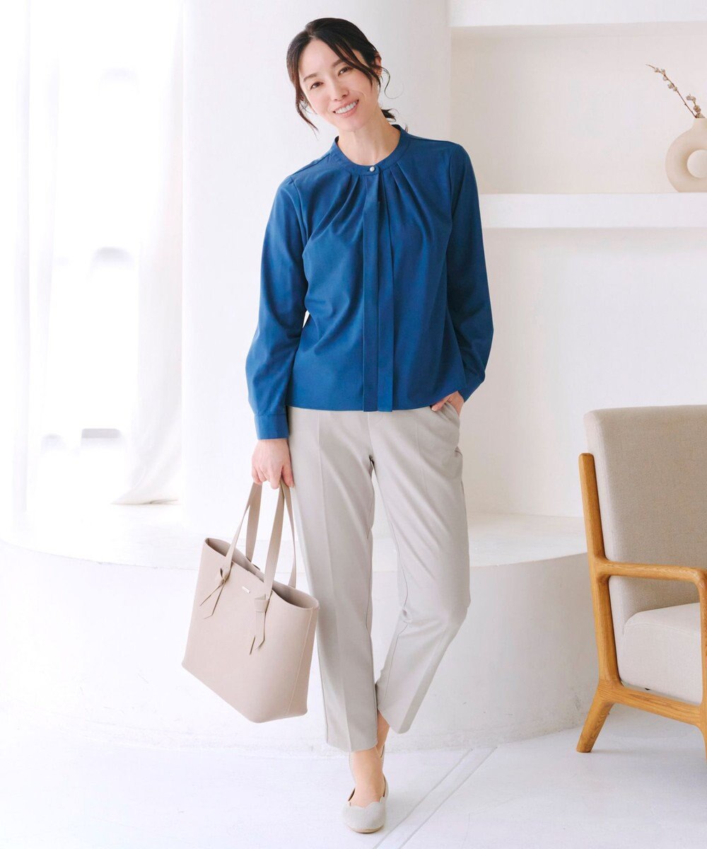 Tiaclasse L 【UVカット・吸水速乾】 “きれい見え” カットソーテーパードパンツ 