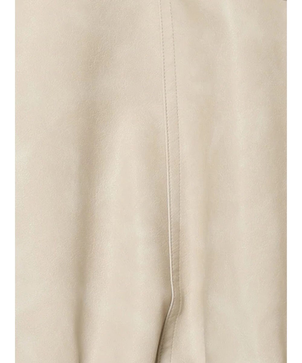 Te chichi フェイクレザークロップドブルゾン 