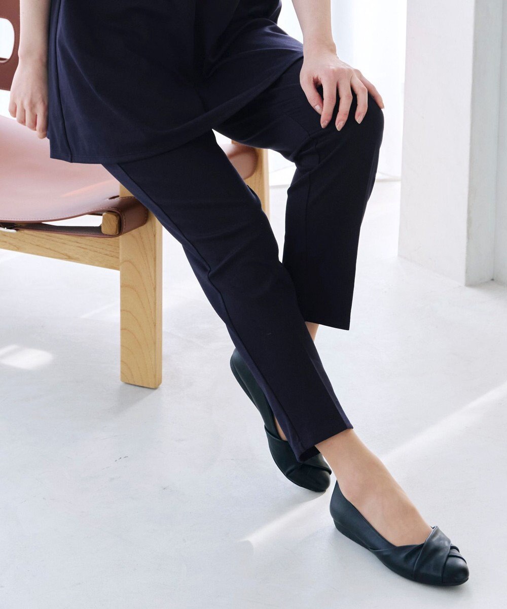 Tiaclasse L 【UVカット・吸水速乾】 “きれい見え” カットソーテーパードパンツ 