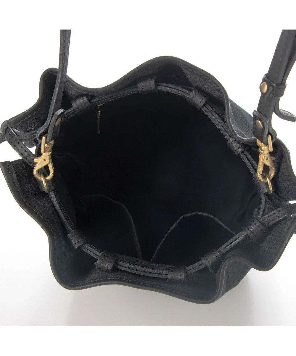 UNBILLION perche パラフィン防水キャンバスドロストショルダーバッグ 