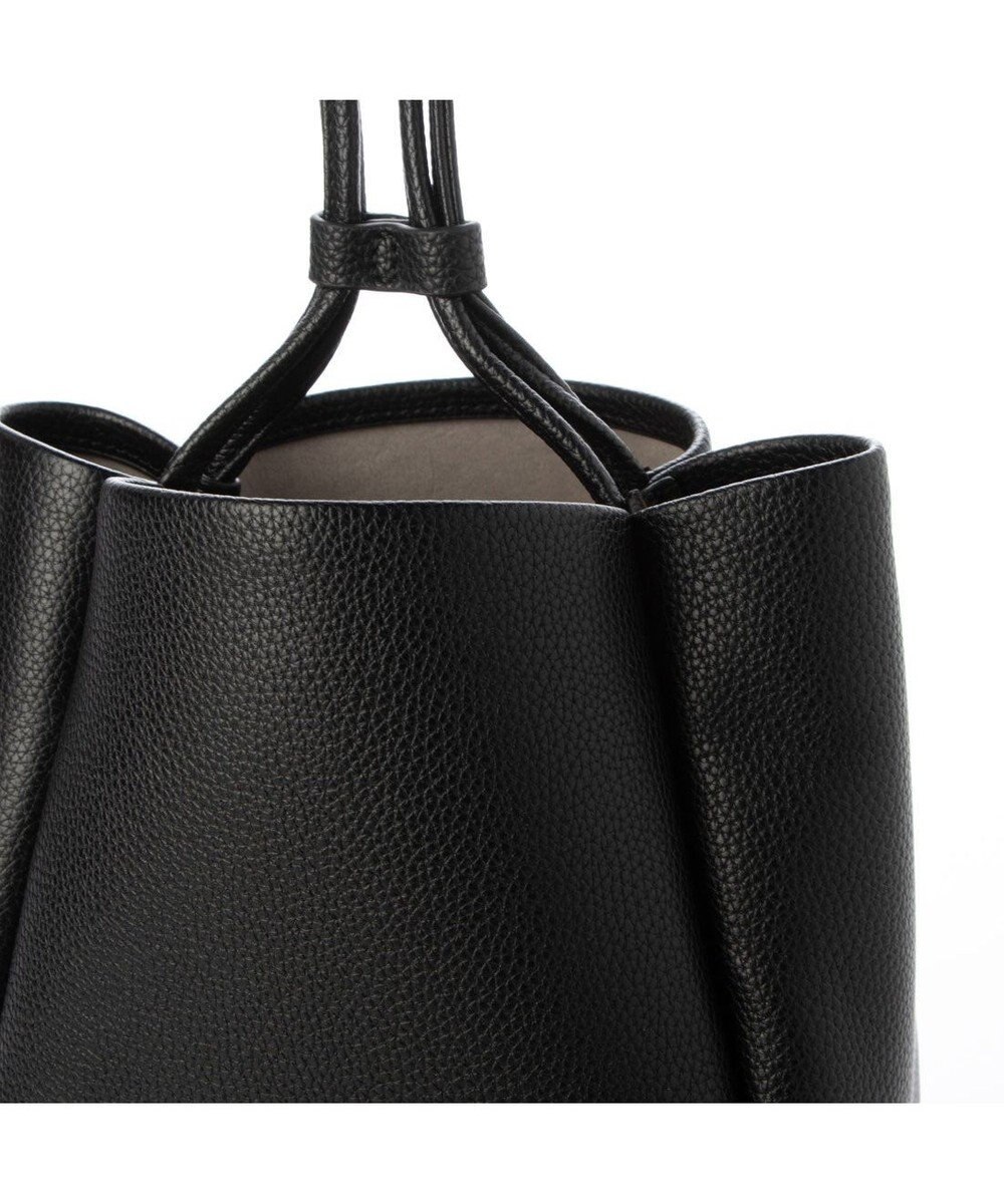 UNBILLION カシュカシュ cachecache / シュリンク合皮ワンハンドル手提げ 