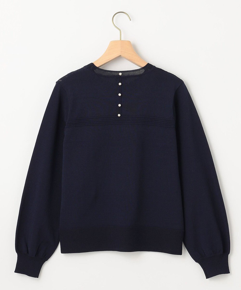 組曲 S 透かし柄 ニットプルオーバー 