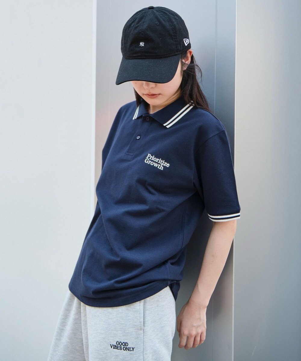 WEGO 【ユニセックス着用ITEM/MLサイズ展開】ワンポイント刺繍カノコポロ（SS） 