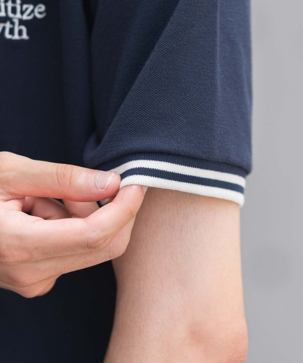 WEGO 【ユニセックス着用ITEM/MLサイズ展開】ワンポイント刺繍カノコポロ（SS） 