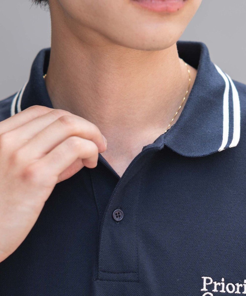 WEGO 【ユニセックス着用ITEM/MLサイズ展開】ワンポイント刺繍カノコポロ（SS） 