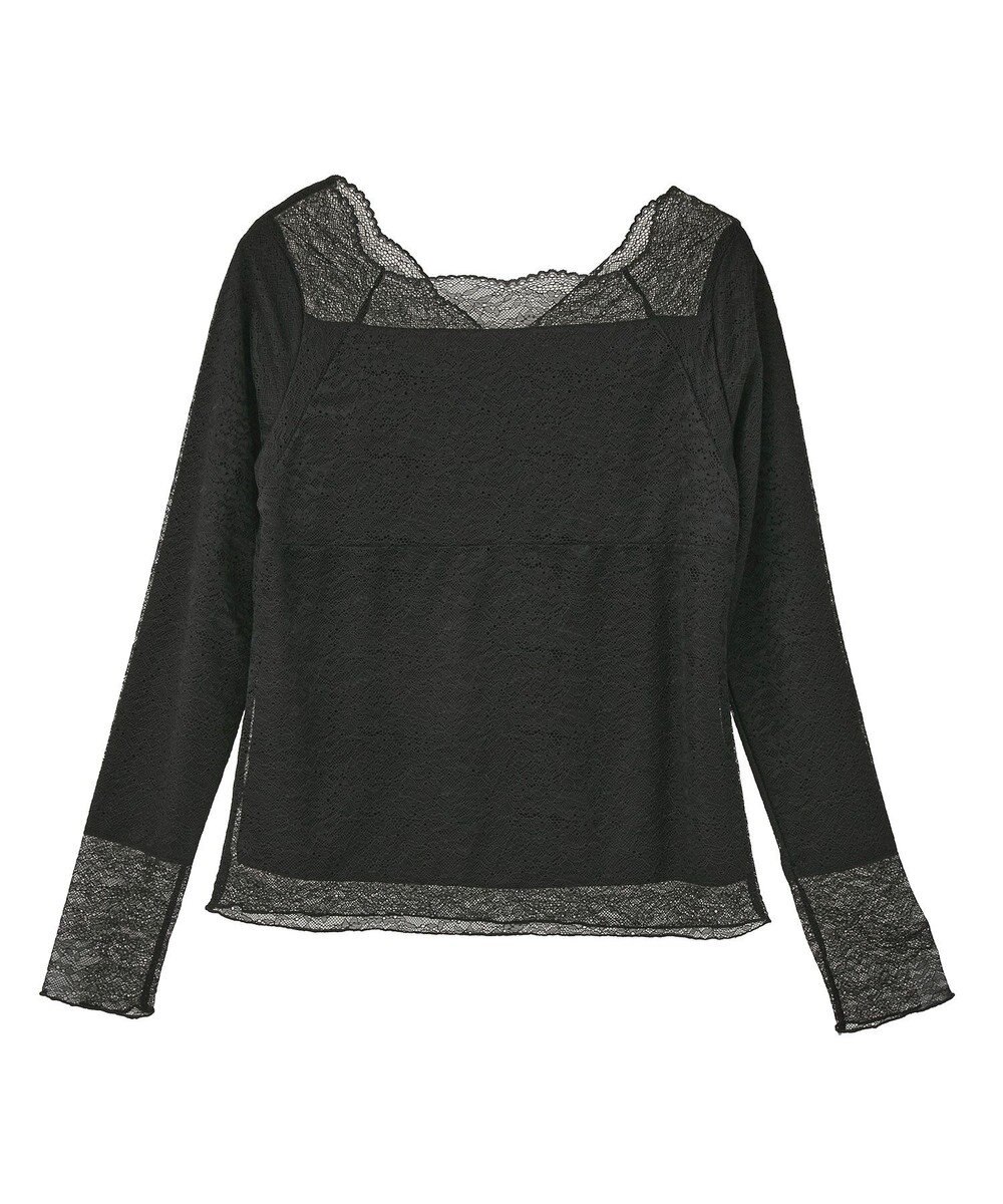 earth music&ecology 【吸湿発熱】【2WAY】あったかフェミニンインナー（２ｗａｙネック） 