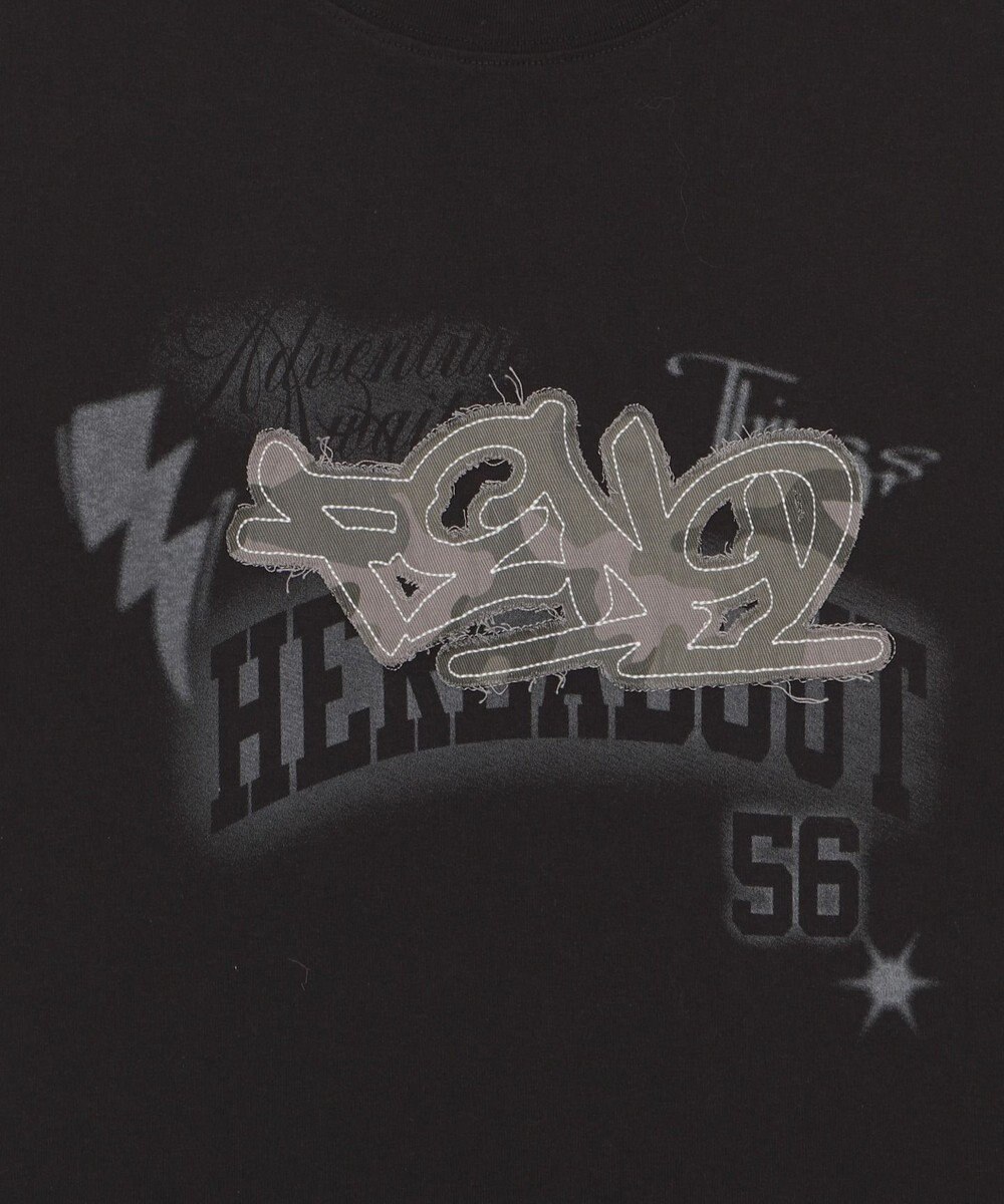 WEGO 【ユニセックス着用ITEM】パターンアップリケグラフィックT（SS） 