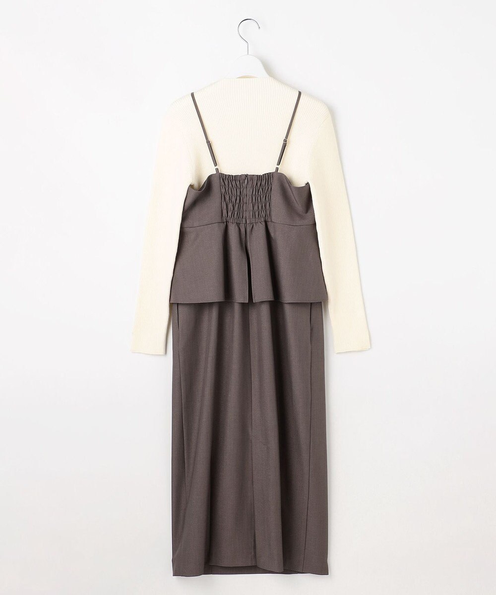 ANY SIS 【2SET】ビスチェ ワンピース × ニット セット 