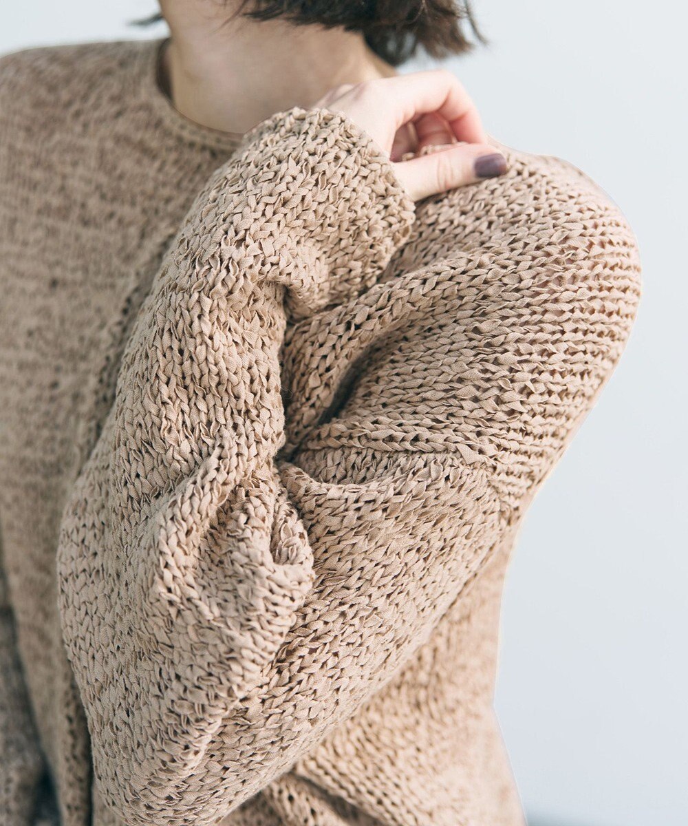 UNFILO L テープヤーンニット プルオーバー 