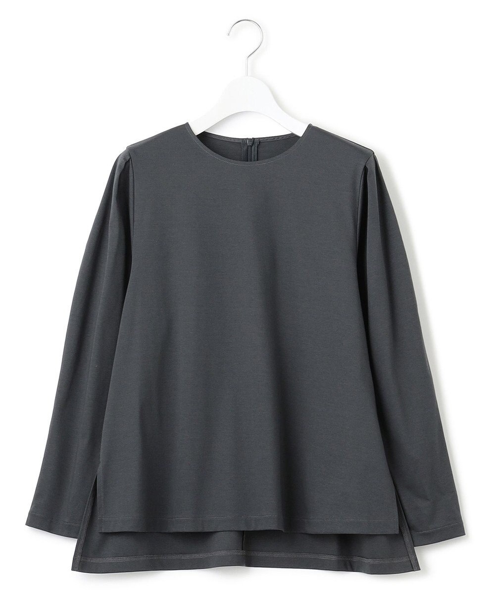 23区 L 【洗える】バナナスリーブ フォルム ロングTシャツ 