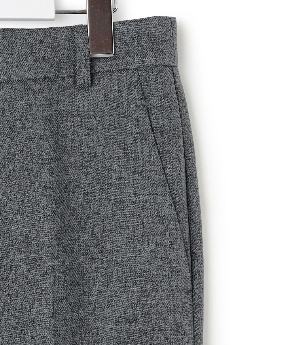 23区 【洗える】ウールライクカルゼ テーパードパンツ 