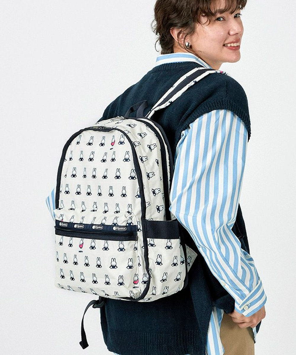 LeSportsac ROUTE BACKPACK/ミッフィーグリッドチェック ミッフィーグリッドチェック