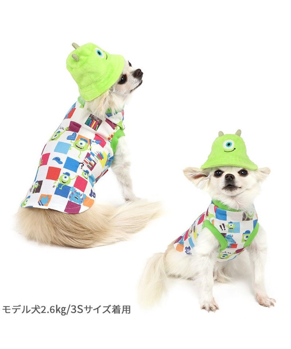 PET PARADISE ディズニー マイク バケットハット付き Tシャツ 小型犬 