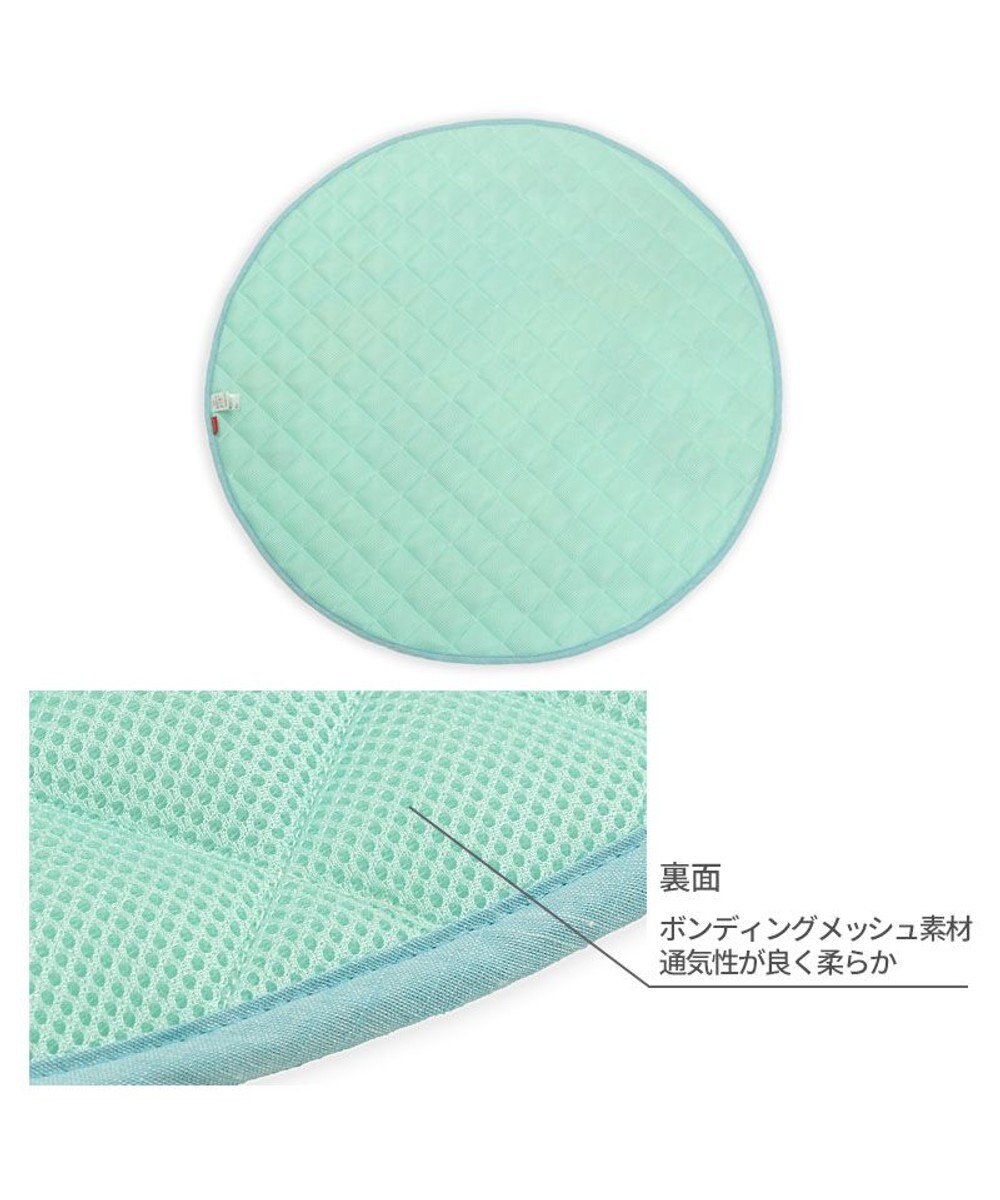 PET PARADISE スヌーピー 冷感柔らかマット 《アイス柄》 丸型 Ｍ 