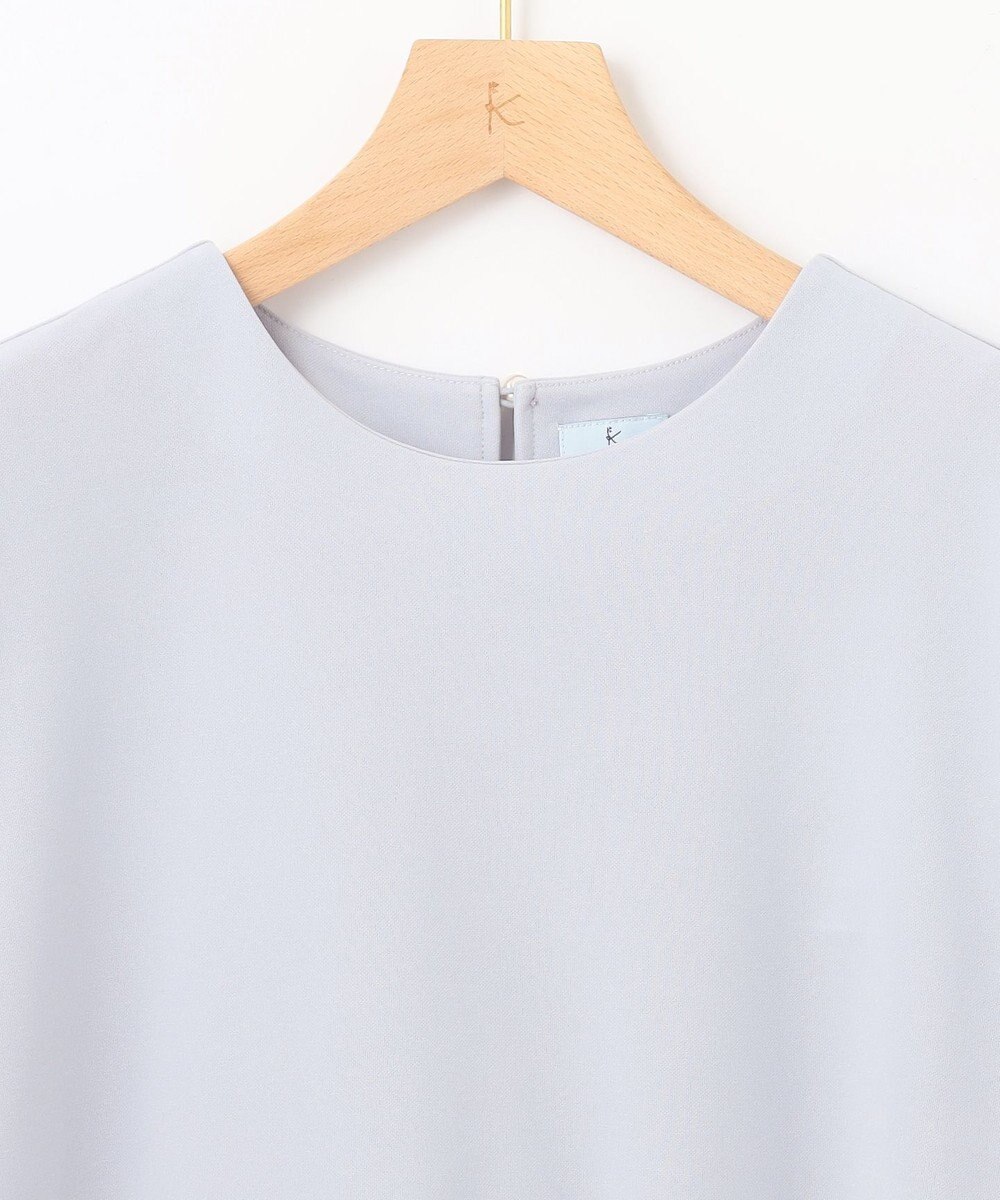 組曲 S 【接触冷感・UVケア】ライトアムンゼンジャージー フリルブラウス 